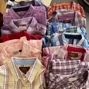 Lot of 12 women’s western blouses